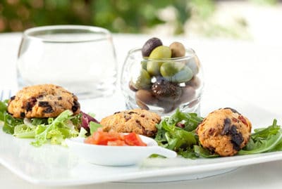recette de cookies aux olives noires de Nyons AOP et petit salé