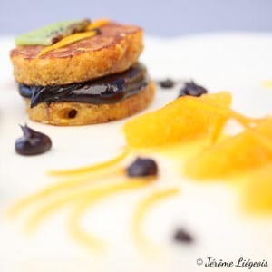 huiles et olives, dessert régate chocolat-orange