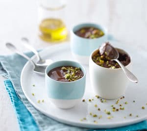 huiles et olives, Recette mousse chocolat huile d'olive goût à l'ancienne Annelyse Chardon