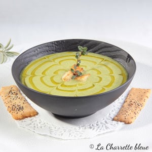 Soupe pois cassés huile d'olive