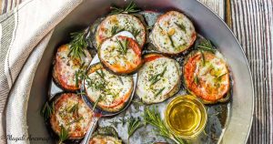 Recette aubergines provençale huile d'olive goût intense barbecue facebook
