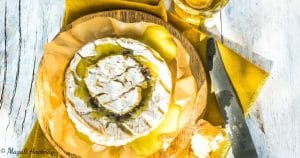 Recette camembert rôti aux olives - huile d'olive goût à l'ancienne barbecue facebook