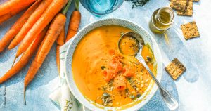 Velouté soupe carotte patate douce