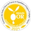 Médaille or concours national des huiles d'olive en AOP 2021