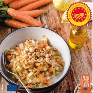 recette wok d'endive, carotte, noix, huile d'olive d'aix en provence AOP