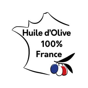 Logo huile d'olive 100% France