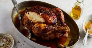 recette de poulet aux épices, huile d'olive de Nyons AOP
