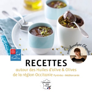 huiles et olives, bonus, téléchargement, livret recettes Annelyse Chardon, Occitanie, 2016