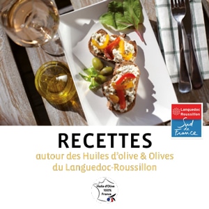 huiles et olives, bonus, téléchargement, livret recettes huile d'olive du languedoc roussillon 2015