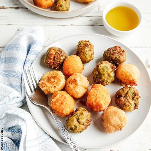 huiles et olives, recette de boulettes de chou-fleur, brocoli et carotte