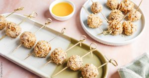 huiles et olives, recette balls de fromage frais, olives noires et noix