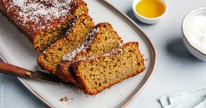 huiles et olives, recette de gâteau moelleux matcha et coco, huile d'olive du Languedoc AOP