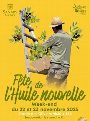 Fête de l'huile nouvelle à Sanary en novembre 2025