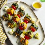 Recette de brochette de courgette et tomate cerise, huile d'olive