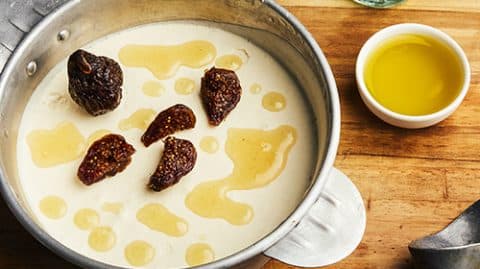 Recette de glace maison à la figue, au miel et à l'huile d'olive
