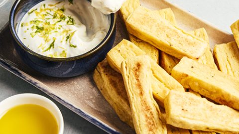 Recette de panisses au four à l'huile d'olive