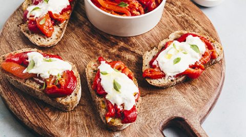 Recette de poivrons marinés à l'huile d'olive de France goût intense