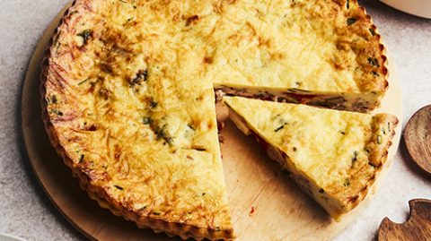 Recette de quiche anti gaspi, sans pâte, huile d'olive