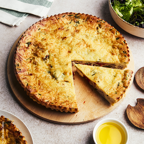 Recette de quiche anti gaspi, sans pâte, huile d'olive