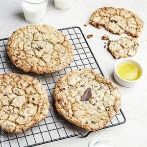 recette de Cookies à l’huile d’olive façon New York