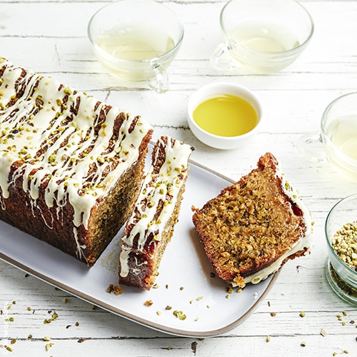 recette de Gâteau 100% pistache à l’huile d’olive