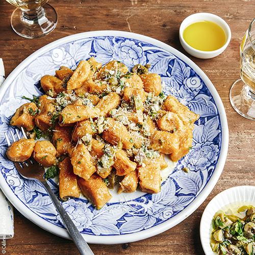 Recette de Gnocchis maison de patate douce & huile d’olive