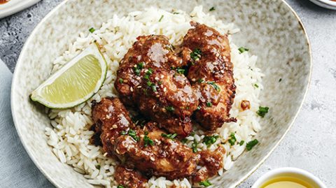 recette de Poulet croustillant coréen à l’huile d’olive de Nyons AOP
