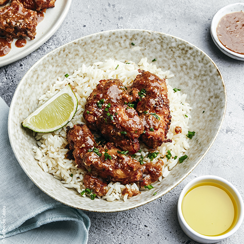 recette de Poulet croustillant coréen à l’huile d’olive de Nyons AOP
